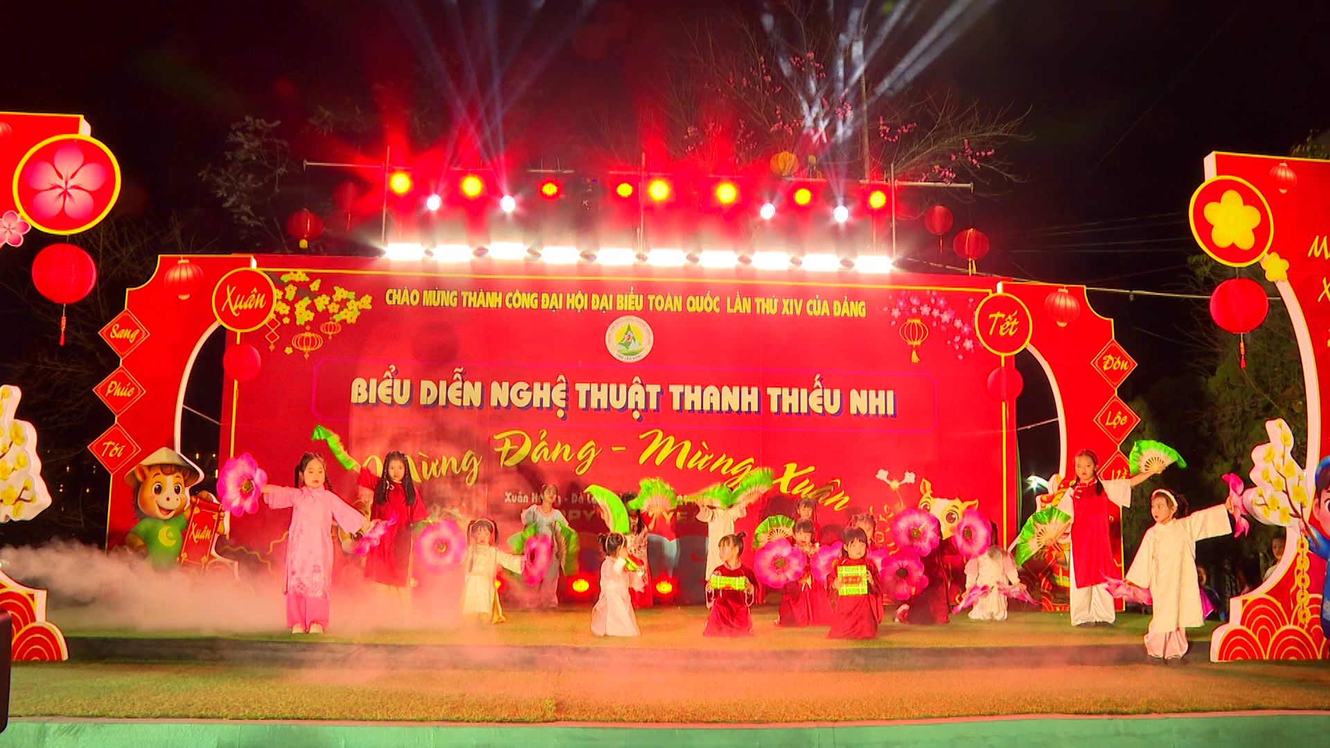 Thanh thiếu nhi Lâm Đồng biểu diễn nghệ thuật Mừng Đảng, Mừng Xuân