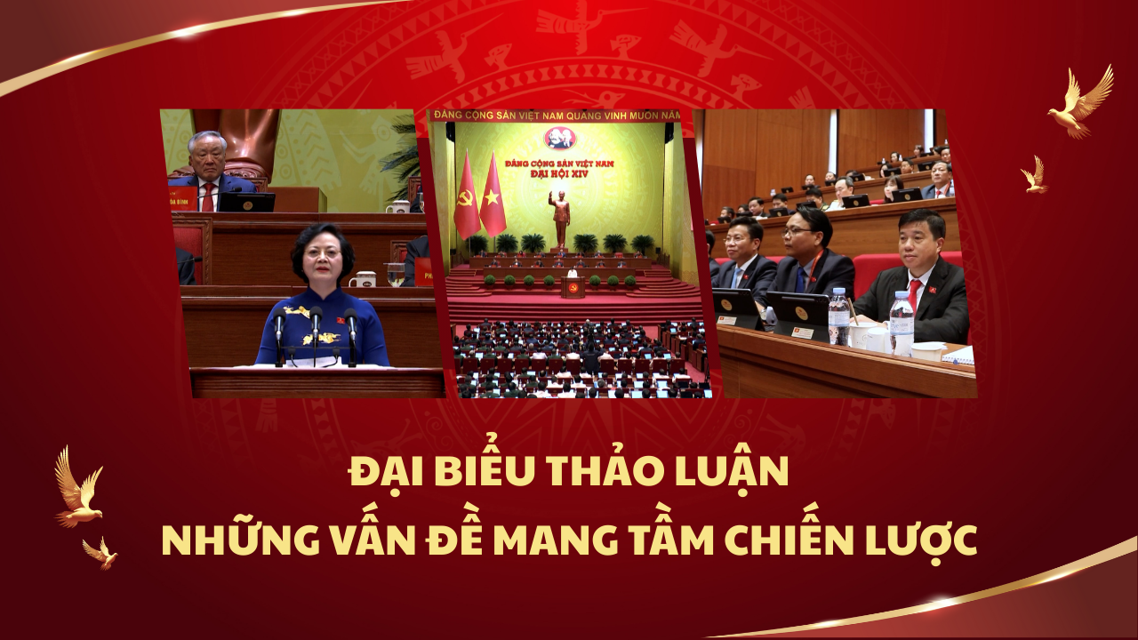 Đại biểu thảo luận những vấn đề mang tầm chiến lược